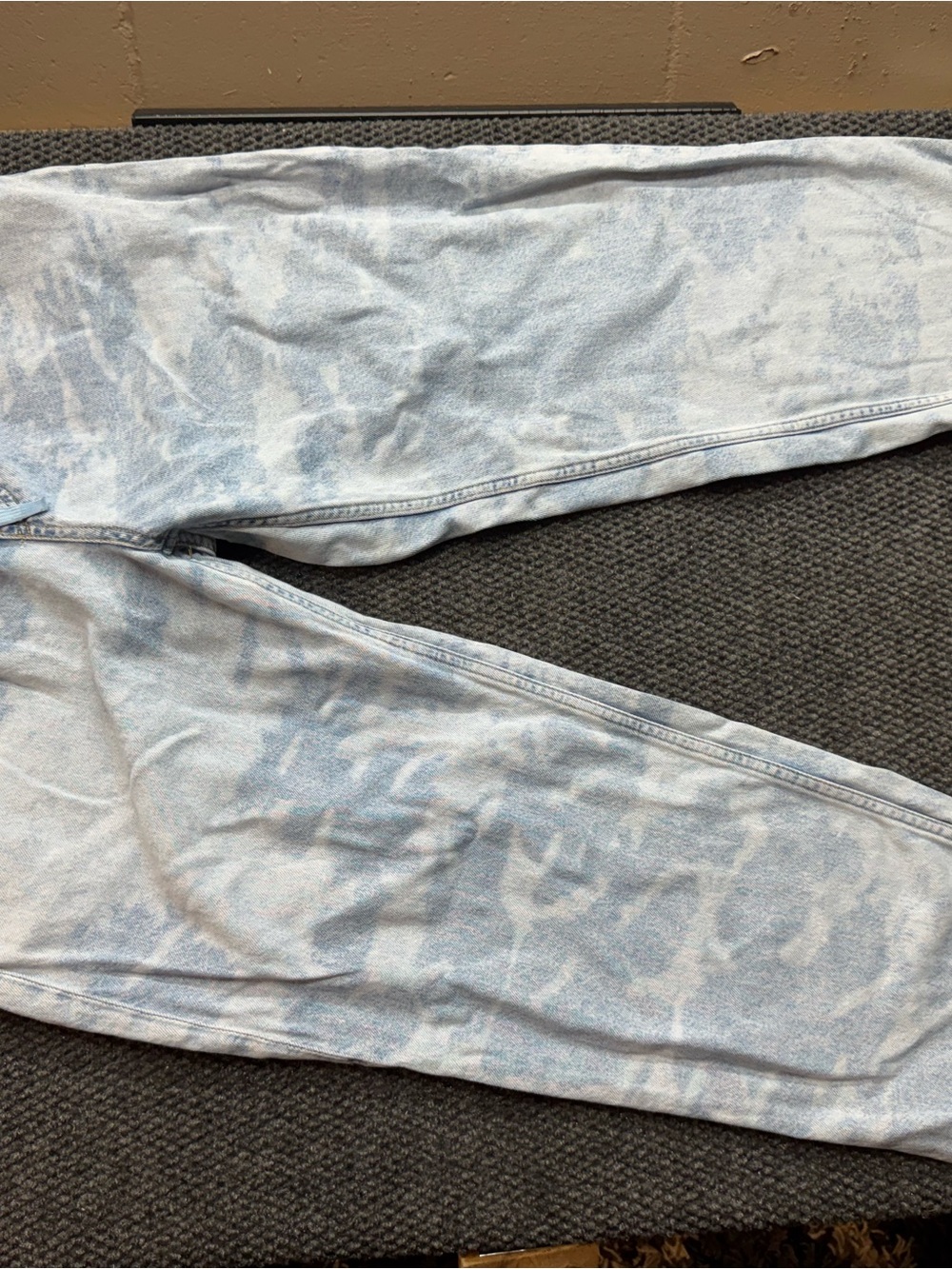 Light Blue Marble Wash Jeans